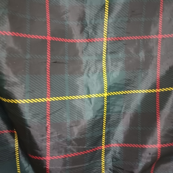 LF Windwear Green Plaid Mesh Lined Golf Windbreaker Pull-Over Vest Size Xlarge - Picture 10 of 14